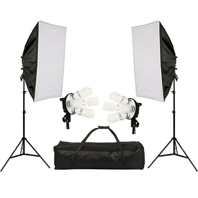 Photo Studio Shooting Light Kit Photography Soft Box Lighting Kit