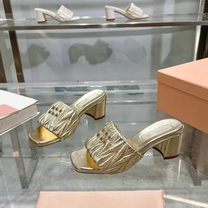 Top Designer One-Piece Women's High Heel <b>Sandal</b> Light Weight Sexy Slip-On Exposed Toes Soft Soles Casual Summer Outdoor - Product Image 6