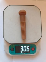 Doigts en caoutchouc robustes et durables pour éplucheuses à volaille, couleur marron, suspension aérienne, fournis par l'usine SS