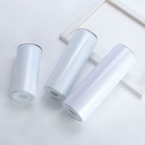Vente en gros de mugs isothermes fins en acier inoxydable de 20 oz, personnalisables UV DTF, pour boissons chaudes/froides, avec paille et couvercle, pour cadeaux d'entreprise - Product Image 2