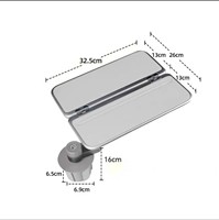 Support de Table Pliante OEM Li Auto avec Porte-Gobelet, Couleur Personnalisée, Logo, Vente en Gros, Usine de Bureaux de Voiture
