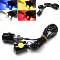 Pour BMW 23 haute puissance Eagle Eye LED antibrouillard/feux de conduite blanc lampe décorative 12V vis inversée queue nouvel état 6000K couleur