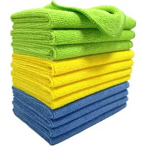 2023 new style eco-friendly soft comfortable cotton fabric yellow/green/blue kitchen towels washing towel tea towel