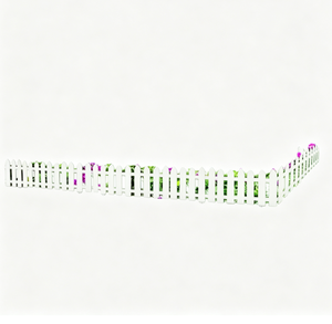 Recinzione Decorativa da Giardino in PVC Facile da Montare, 6 Piedi, Design a Incastro per Delimitazione ai Bordi dei Fiori e Separazione Paesaggistica - Product Image 1