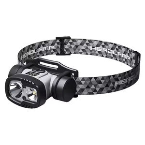 Linterna Frontal con Sensor de Movimiento para Camping, IP65, Doble LED XPG, Batería de 2600 mAh, Tipo-C, 4 Modos, 800 Lúmenes, ABS - Product Image 1