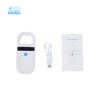 Scanner de micro-puces pour animaux de compagnie, rechargeable, 134,2 kHz, 15 chiffres, scanner d'identification de puce pour animaux de compagnie, animaux, porcs, chiens, chats