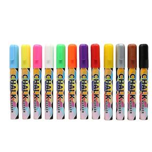 Dry <b>Erase</b> Markers Custom Dustless Liquid Chalk Marker Pen for Chalkboard Signs Blackboards Glass Windows Decoration - Product Image 2