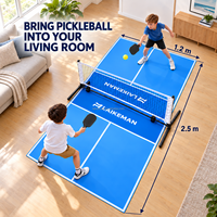 Tapis de jeu de pickleball miniature personnalisé, 3,5 mm PVC, réduction du bruit, pour intérieur, enfants, divertissement familial, usage domestique, tapis de sol pour pickleball miniature