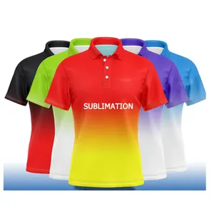 high quality oem coolmax 88% polyester 12% spandex mens slim fit design sublimation custom golf polo