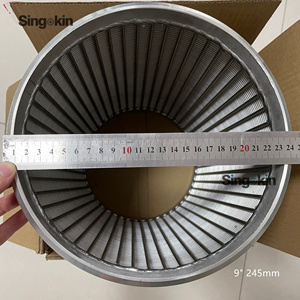 8 inch thép không gỉ Johnson màn hình/liên tục khe cắm dây bọc nước cũng khoan màn hình ống - Product Image 3