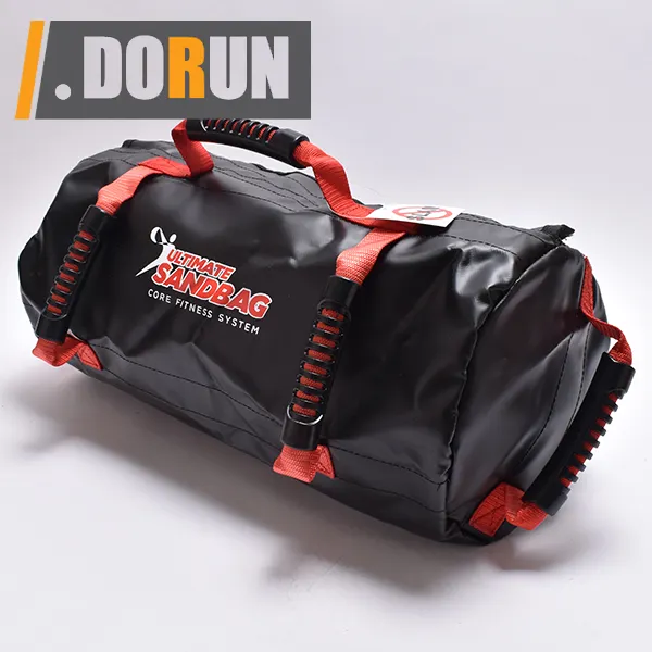 Toptan ağır spor eğitimi kum torbası ağırlık powerbag kum torbası güç paketi: ayarlanabilir Fitness kum torbası yüklenebilir 40lb