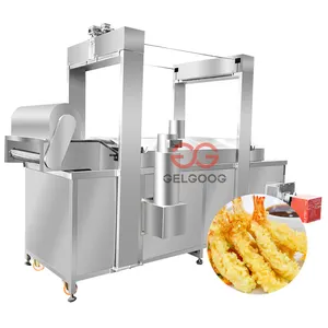 Máquina de fritura de camarão tempura, preço de fábrica, salsicha