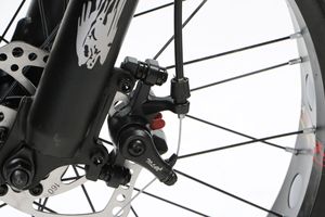 Vélo à pneus larges OEM 20 pouces 21 vitesses Frein à disque Vélo de neige en acier pour adolescents avec amortisseurs - Product Image 4