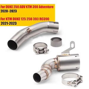 Système d'échappement de <span class=keywords><strong>moto</strong></span>, silencieux <span class=keywords><strong>Moto</strong></span> 51mm, tuyau de liaison avant central pour <span class=keywords><strong>DUKE</strong></span> <span class=keywords><strong>125</strong></span> 250 390 Adventure RC390 2020 - 2023 - Product Image 2