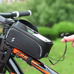 अनुकूलित साइकिल टच स्क्रीन बैग पहाड़ बाइक शीर्ष ट्यूब साइकल चलाना बैग