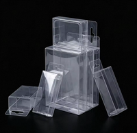Boîte rectangulaire en PVC recyclable sur mesure, emballage transparent en plastique pour rouge à lèvres, poudre libre, fard à joues, crème pour les yeux, crème pour le visage, pain