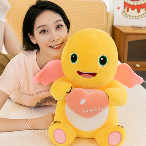 Peluches personnalisées de 35 cm, 55 cm, 70 cm, en forme de dragon amoureux, fabrication de jouets en peluche, coton PP, jouets en peluche pour enfants, jouets en peluche de Noël - Product Image 2