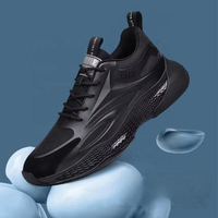 Nouvelles chaussures noires rehaussantes en maille respirante à semelle épaisse, décontractées, pour la marche, augmentant la taille, hauteur invisible, durables