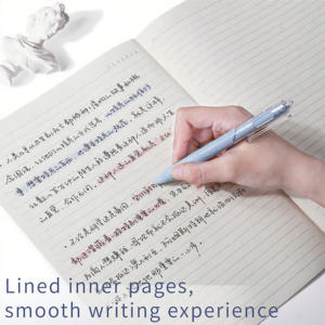 A4 Özel Logolu Okul Defteri, Düz Sayfalı Küçük Günlük, İş Tarzı Ofset Kağıt 80GSM Hediyelik - Product Image 4