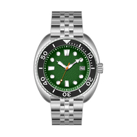 Nouvelles montres de plongée personnalisables, haute qualité, mouvement NH35A, entièrement en acier inoxydable 316L, aiguilles lumineuses puissantes.