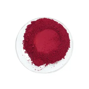 Poudre d'oxyde de fer rouge mat colorant de couleur de poudre de pigment de béton rouge pour résine époxy