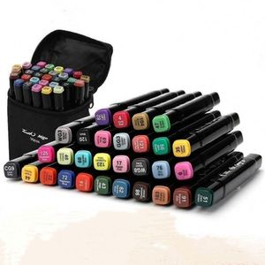 Juego de Marcadores de Pintura Acrílica Permanente a Base de Aceite de Gran Capacidad, Personalizados, con Doble Punta, Puntas de Fibra/Bullet/Cincel, Ancho de Línea de 0.7mm-4mm - Product Image 1