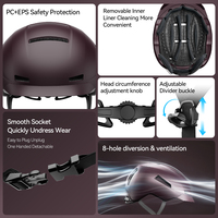 Casque de vélo électrique léger tout temps avec protection faciale, compatible OEM, pour tous les cyclistes (unisexe)