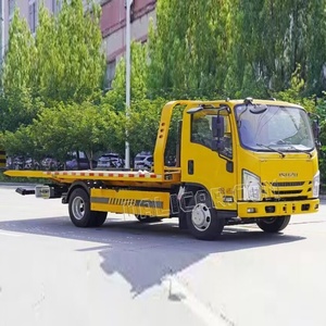 1SUZU 4X2 5ton platformu yol kurtarma için tamir kamyonu çekme kamyon tekerlek kaldırma çekici kamyon - Product Image 4