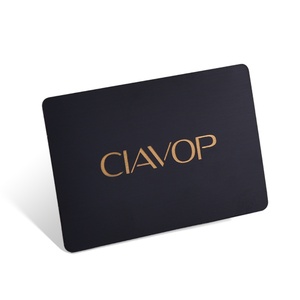 Carte de visite promotionnelle personnalisée en métal doré de haute qualité avec logo et motif, plaquée or SS - Product Image 4