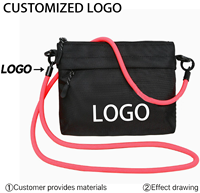 Sac à bandoulière personnalisé de petite taille pour homme, sac messager décontracté à bandoulière unique
