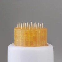 Rouleau Derma Stamp Up-Down avec 40 aiguilles en titane haute dureté, réglages de profondeur multiples, outil de soin de la peau manuel