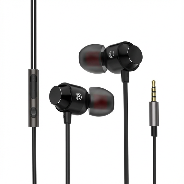 JEB008 With in Line Volume Control and Microphone Type-C Earphone Wired Earbuds Type-C Interface for Music Premium High Quality