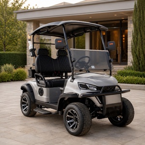 Riverside Park Elektro-Golfwagen für 2, 4 oder 6 Passagiere, 72V 7,5KW AC-Motor, Lithium-Batterie für Spaziergänge am Ufer, mit Paddelboot-Halterung - Product Image 1