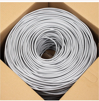 Kabel LAN CAT5E CAT6 Berkualitas Tinggi CCA / Kabel Jaringan Tembaga Murni Pabrik