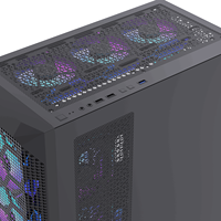 Lovingcool nouveau Design E-ATX rvb jeu bureau côté verre trempé boîtier d'ordinateur et tour pleine tours maille panneau avant châssis PC