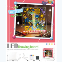 8.5 pouces magique lueur dessin réutilisable LCD tableau d'écriture Protection des yeux tableau lumineux pour enfants meilleur cadeau d'anniversaire pour les tout-petits 3 +