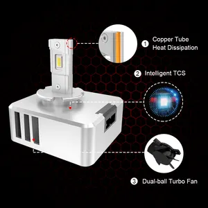 Superheldere Led Koplampen D 5S D5 Met GC-7545 Led Chips 35W 9000lm Canbus Foutvrij Om D 5S Xenon Lampen 6000K Te Vervangen