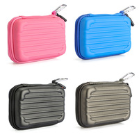 Étui de rangement promotionnel FOCUS en EVA avec logo personnalisé, poche intérieure, doublure en polyester, fermeture éclair, taille et couleur personnalisables