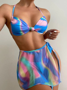 Ensemble <span class=keywords><strong>de</strong></span> 3 pièces Maillot <span class=keywords><strong>de</strong></span> bain personnalisé <span class=keywords><strong>de</strong></span> luxe Fabricant <span class=keywords><strong>de</strong></span> maillot <span class=keywords><strong>de</strong></span> bain Bikini Maillot <span class=keywords><strong>de</strong></span> bain sexy pour <span class=keywords><strong>femme</strong></span> Robe <span class=keywords><strong>de</strong></span> plage à l'<span class=keywords><strong>aquarelle</strong></span> - Product Image 5
