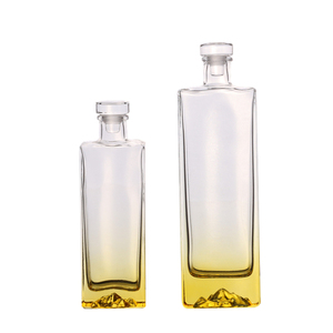 A granel súper flint limpio única plaza en forma de 250ml vacía 500ml <span class=keywords><strong>Ginebra</strong></span> licor vodka botella de vino de vidrio - Product Image 3