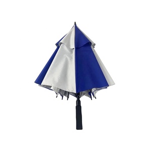 34-Inch Blue and White Air Vented Golf <strong>Umbrella</strong> Extra <strong>Large</strong> Double Layers <strong>Windproof</strong> for Sun Rain Many Colors to Choose From - Product Image 5
