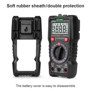 Multimètre numérique professionnel portable avec fils de sonde de <span class=keywords><strong>test</strong></span> testeur de multimètre de résistance de courant de tension ca/cc - Product Image 5