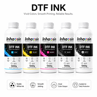 Encre pigmentée DTF à base d'eau CMYK+BLANC pour imprimantes I3200 I3200-E1 DX4 DX5 DX6 DX7 DX11 TFP XP600 4720 TX800 Service OEM