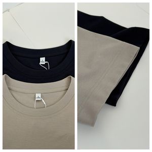 T-shirts décontractés unisexes pour hommes de haute qualité avec impression de logo personnalisé, col rond, coton léger, motif uni, coupe ample, manches courtes - Product Image 3