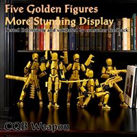 Ensemble de figurines Gatling Gun Titan 13, robot assemblé, jouets articulés imprimés en 3D, décorations de bureau pour collectionneurs