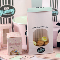 Caja de Cartón Plegable Biodegradable Personalizada al por Mayor para Pasteles, Galletas, Bizcochos y Donuts