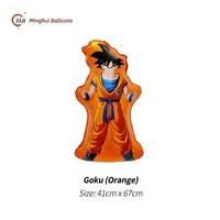 Ballon en aluminium Mylar Dragon Ball Z Goku, ballon en feuille d'aluminium pour garçons, décoration d'anniversaire sur le thème de l'anime, gonflable à l'hélium
