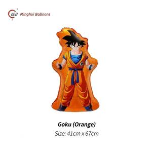 Ballon en aluminium Mylar <span class=keywords><strong>Dragon</strong></span> <span class=keywords><strong>Ball</strong></span> <span class=keywords><strong>Z</strong></span> Goku, ballon en feuille d'aluminium pour garçons, décoration d'<span class=keywords><strong>anniversaire</strong></span> sur le thème de l'anime, gonflable à l'hélium - Product Image 2