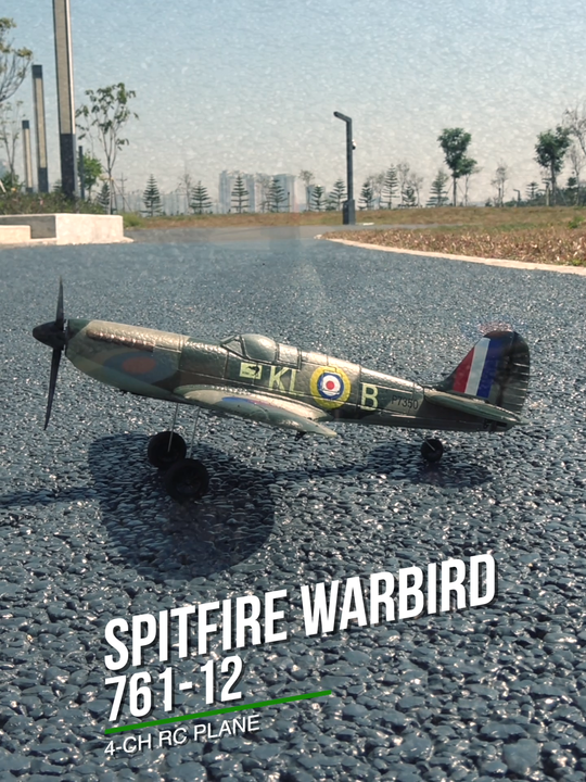 Volantex RTF 400mm RC Spitfire Scale Airplane With Durable EPP Foam