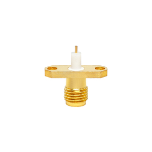 Conector SMA KF de Montaje en Panel de 2 Orificios con Forma de Diamante para Equipos de Prueba de RF y Dispositivos de Comunicación - Product Image 1